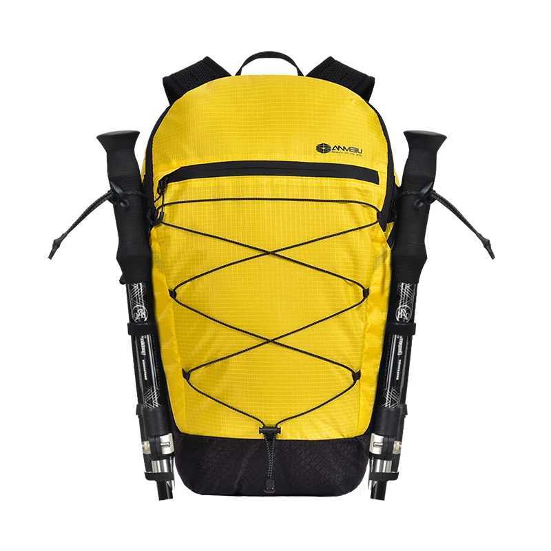 ANMEILU Mountaineering backpack 15 liters mens and womens outdoor sports bag waterproof camping hiking rain Hydration BackpackC250407