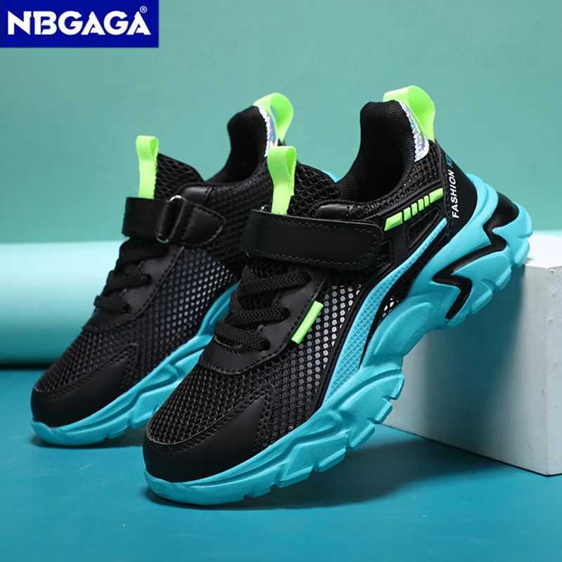 Lightweight childrens summer mesh breathable sports shoes non slip and comfortable childrens school walking and running shoes W250407
