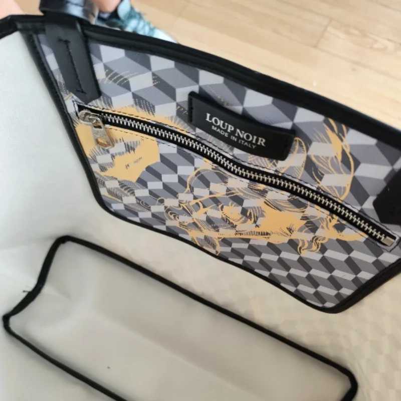 LOUP NOIR New Tote Bag for Women Famous Brands Bag Large Capacity Shoulder Women Bags LOUP NOIR Bag High Quality Casual TotesC250408