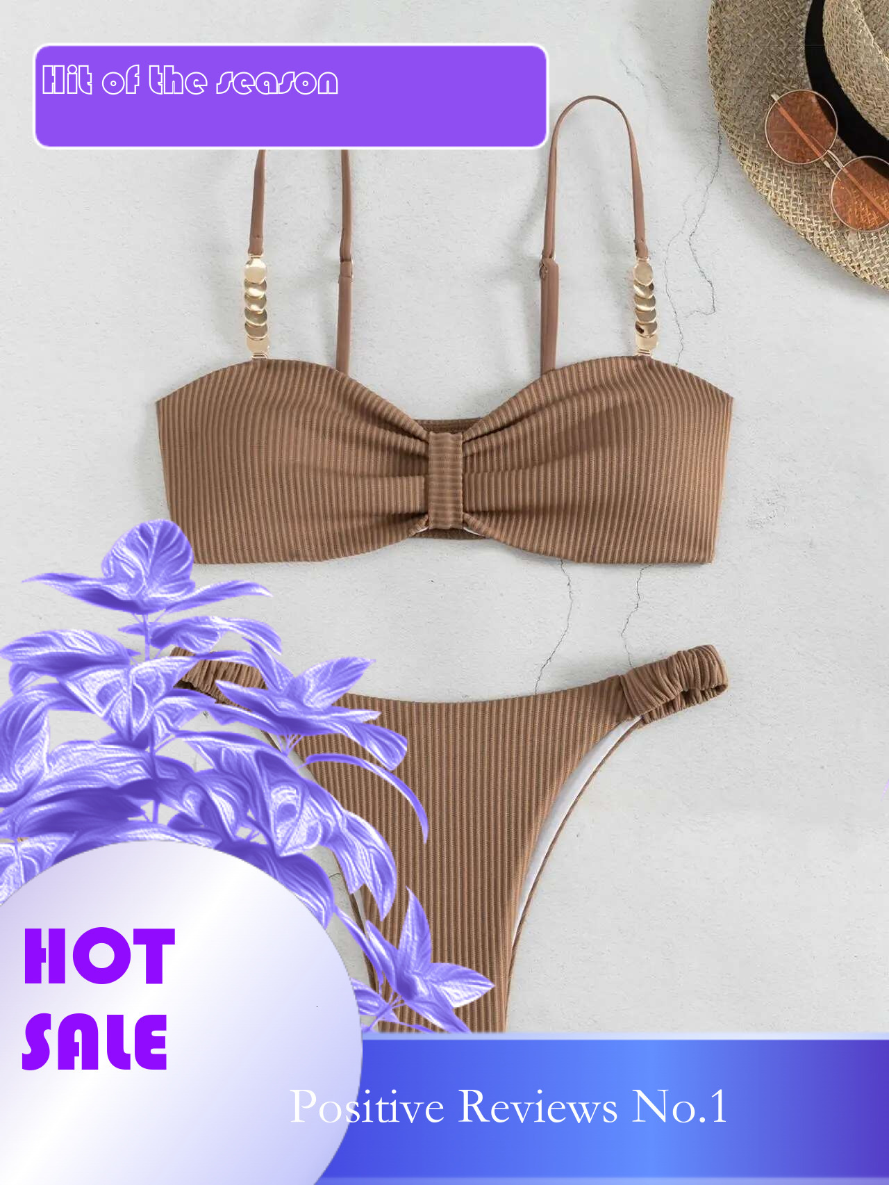 Dongdumaoyi Sexy Front Bow Push Up Bikini Set Women Metal Strap Hollow Out Bra Pleate Thong Swimsuit Summer Bathing Suit White Swimwear