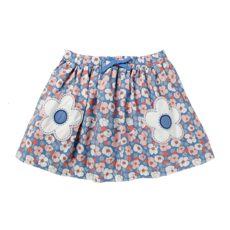 Little maven Baby Girls Summer Dress Unicorn Denim Skirt Lovely Casual Clothes Cotton for Toddler Infant Kids 2 to 7 year 250408
