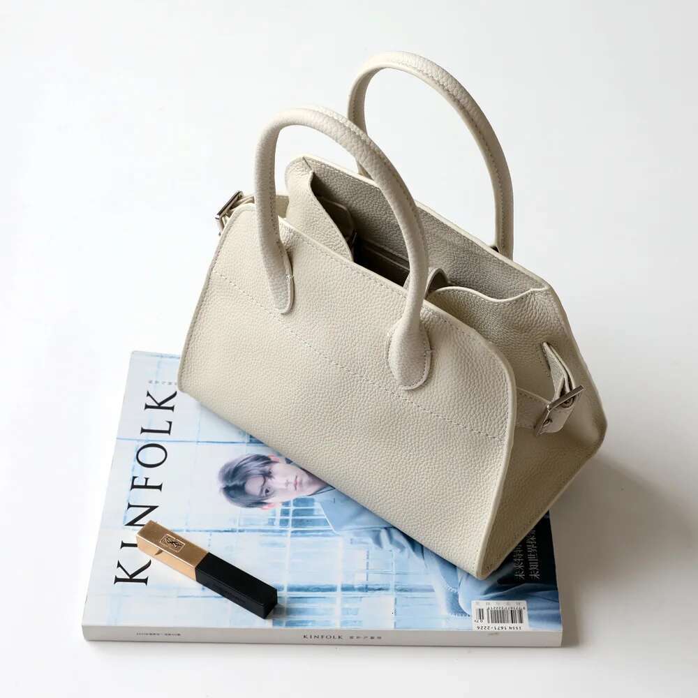 2024 Genuine Leather Women Casual Tote Bags High Quality Ladies Cowhide Large Shoulder Messenger Bag Classic Versatile Handbags