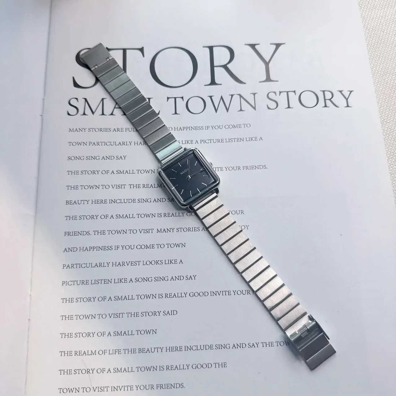 Luxury Womens Square Watch Fashion Gift Womens Adjustable Strap Stainless Steel Quartz Watch Direct Shipping Relojes Para MujerT250408