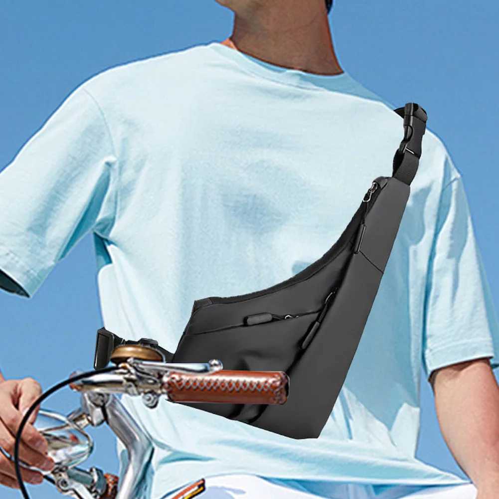 Anti Theft Travel Bag Small Waist Bag Adjustable Strap Casual Waist Pack Multi-pockets Multi-pocket Chest Bag for Running HikingC250407