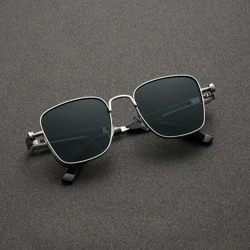 2025 Polarized Men End Handsome Driving Special Anti UV High Quality Metal Punk Fashion Trends Sunglasses