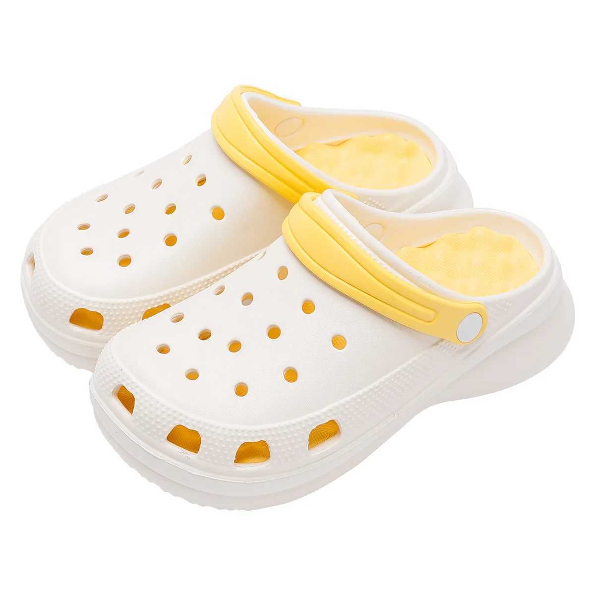 New Arrival Summer womens hole shoes EVA anti slip indoor slider comfortable and breathable outdoor slider T250407