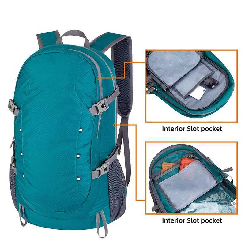 Large Climbing Camping Outdoor Bag Backpack For Men Women Foldable Dry Wet Hiking Trekking Camping Cycling Shoulder Bag RucksackC250407