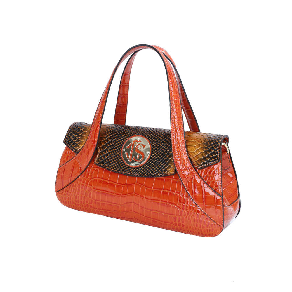 Siweiya's New Patent Leather Glossy Women's Bag With Large Capacity, Light Luxury, Straight Handbag, Snake Pattern