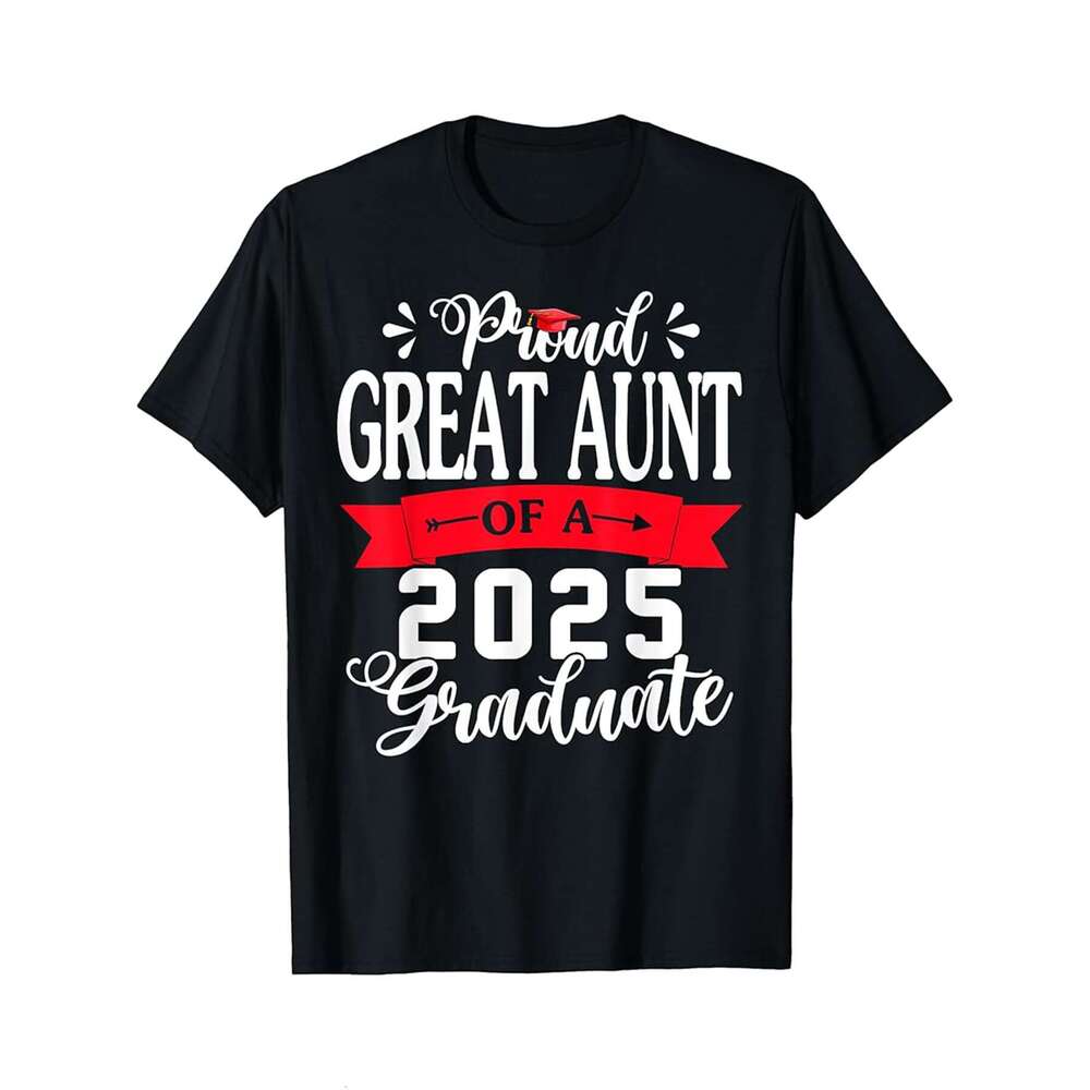 Designer T shirt Proud Granny of a Class of 2025 Graduate Senior Graduation - 220g Tshits