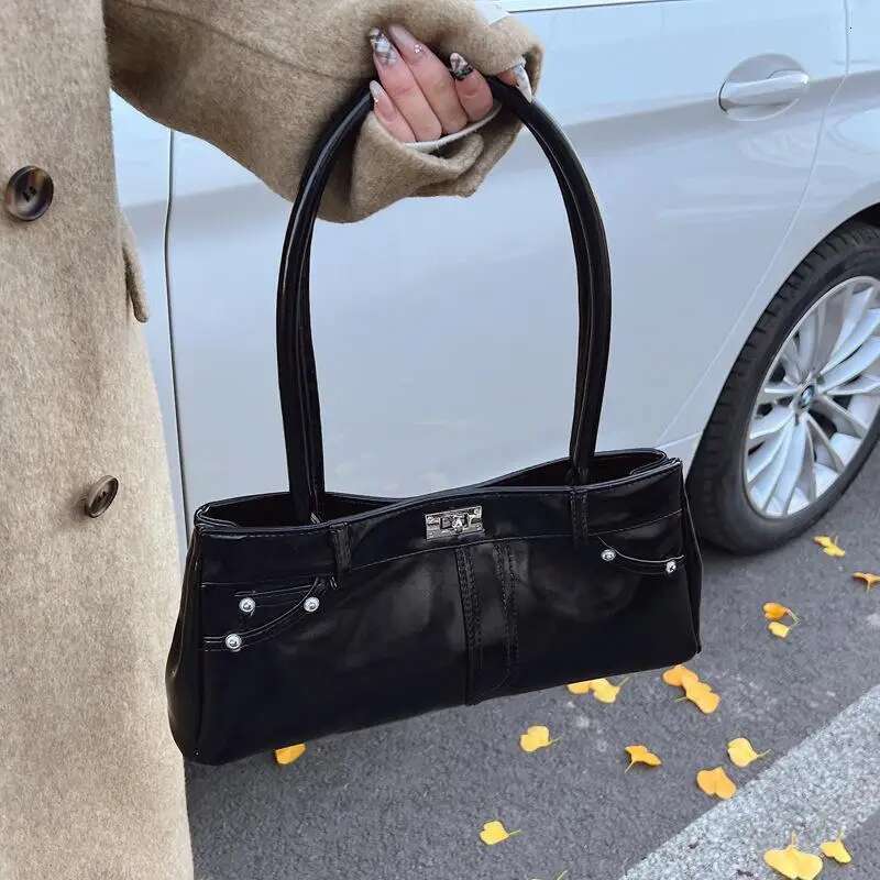 As82007 Textured Hand Carry Commuter Trend Shoulder 2025 New Simple And Fashionable Small Square Underarm Women's Bag