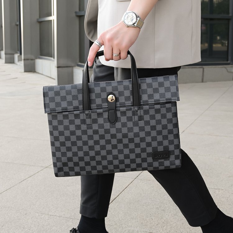 Free Shipping Men'S Bag Simple Fashionable And Lightweight 15.6-Inch Laptop Bag Large-Capacity Business Briefcase