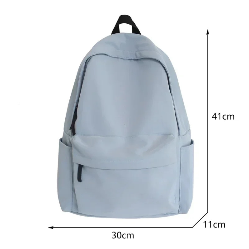 Black Grey White Red Versatile Backpack High Quality Large Capacity Waterproof Travel Bag Washable Nylon Computer Bag Unisex 250408