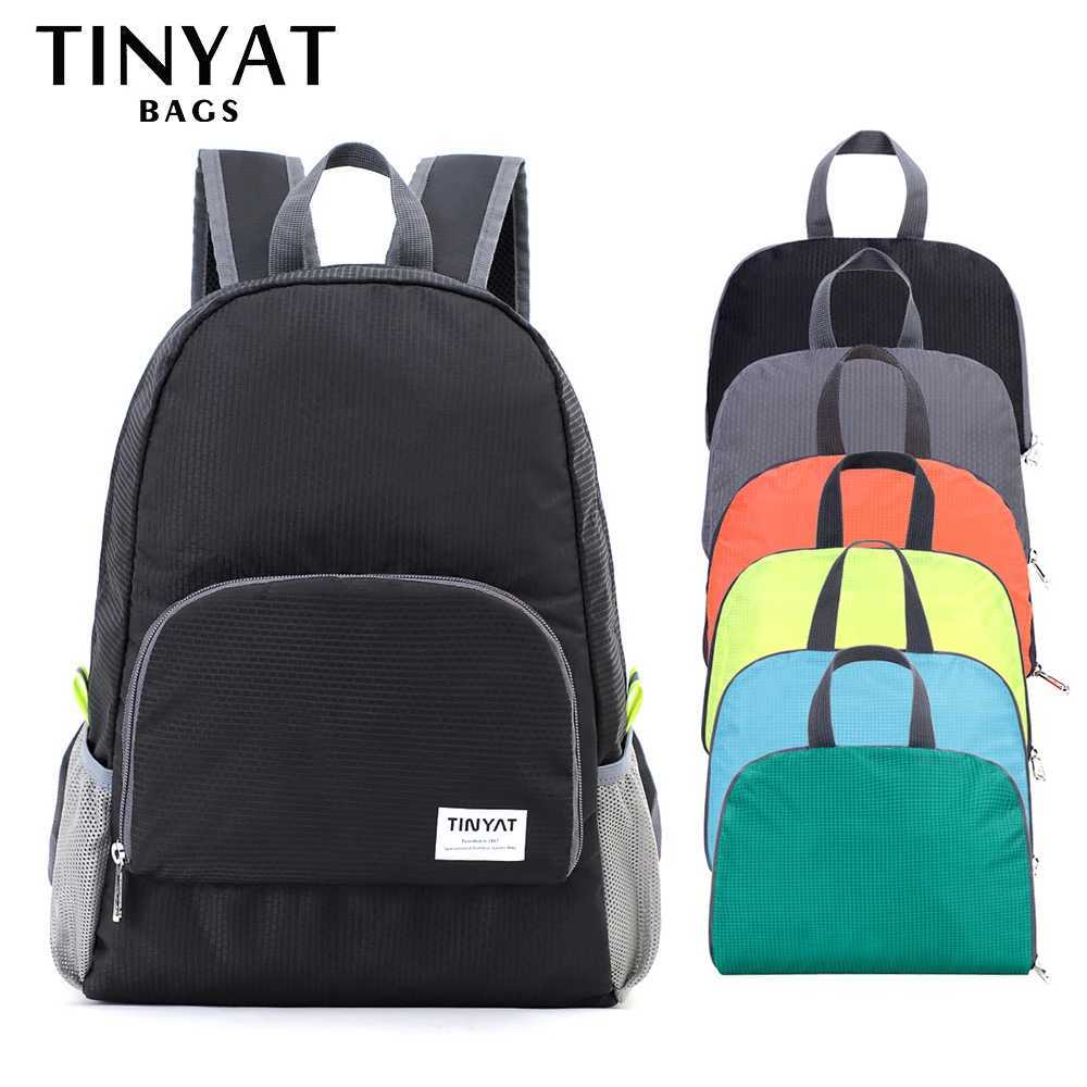 TINYAT 13L Ultrght Foldable Backpack Waterproof Outdoor Climbing Bag for Travel Cycling Gym Daily UseC250407