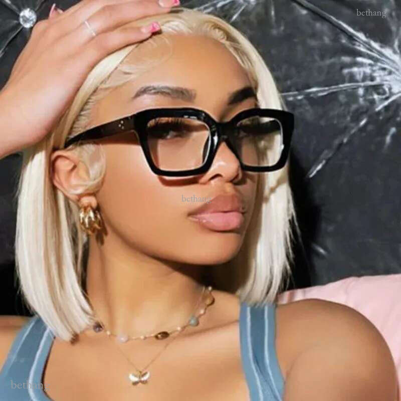 Sunglasses Frames Fashion Reading Glasse 2023 Square Anti Blue Light Presbyopia Eyegalsses Vintage Computer Optical Eyewear 1 0 3 5 231101