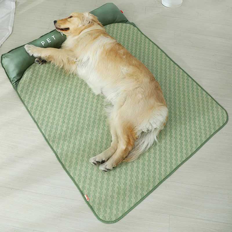 HOOPET summer dog bed cat cool pad breathable pet sleep ice pad for small medium and large dog and cat pet cooling pads Y250407