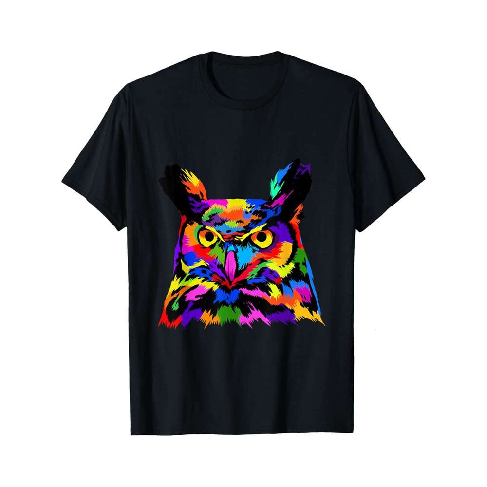 Designer T shirt Pop Art Moose Elk Wild Animal Face Moose Hunter Moose Lover - 220g Tshits