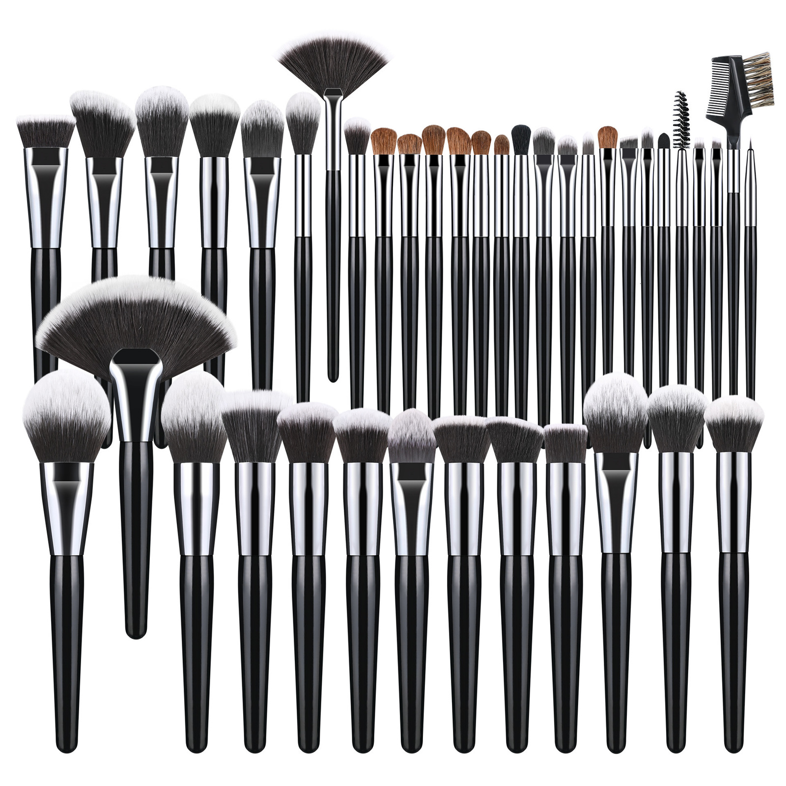 Zoniya 20/15/30/40/25 Makeup Brush Set Hair Powder Painting 241112
