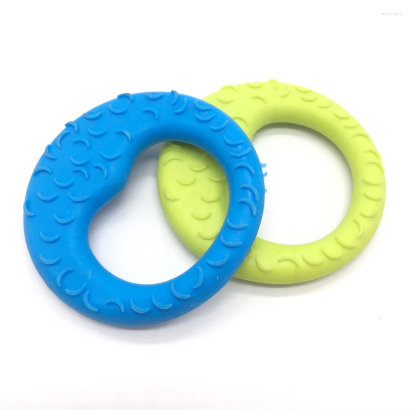 Update Pet Suppliesdog Bite Ring Toys Anti-Bite Soft Rubber Training Molar Moon Toy Puppy Dental Care Cleaning Oral Chew
