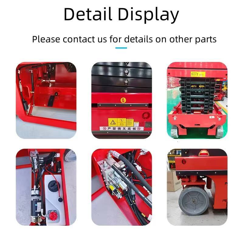 6m 8m 10m 12m High-Quality Hydraulic Fork Climbing Electric Mobile Self-Propelled Scissor Lift