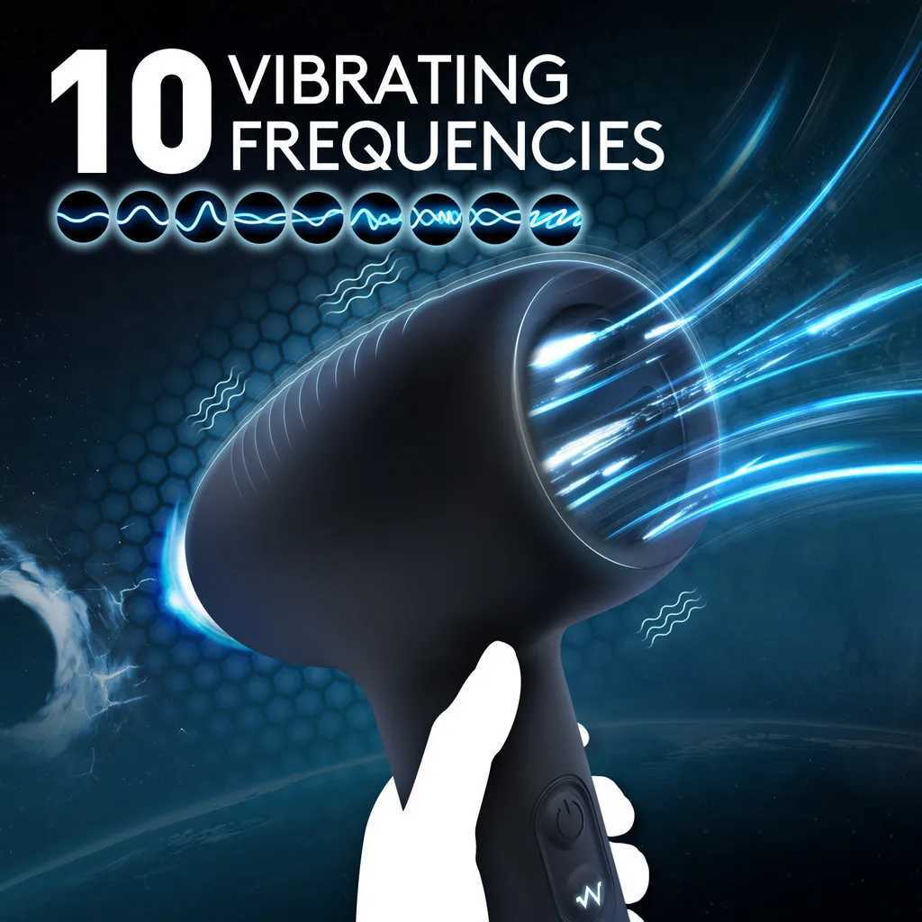 App Exercise Mane Aircraft Cup vibrator for men Masturbator Glans sex toy storeW250408