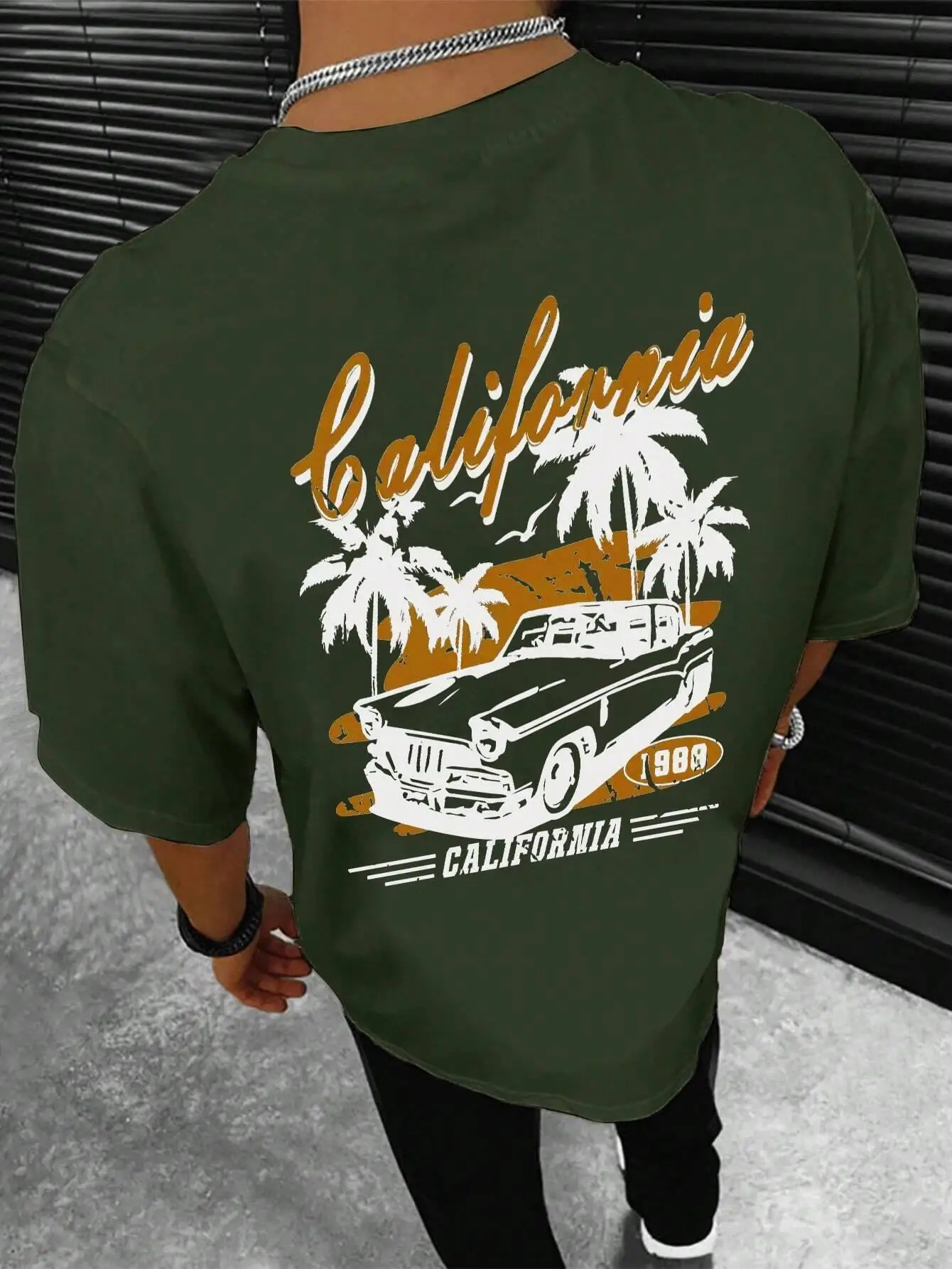 California Extreme Sports Racing Competition T-shirt Mens Fashion Cotton Summer T-shirt Hip Hop Extra Large Casual Top 250402