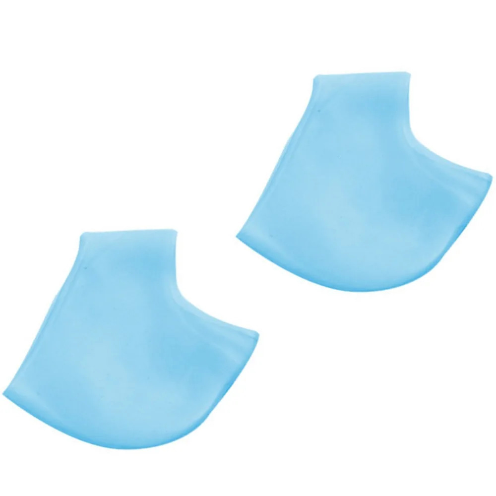 RHBJ Heel Cups for Heel Pain Relief 2pcs=1 Pairs Blue Soft Gel Plantar Fasciitis Support Reduces Friction and Shock Foot Care 250408