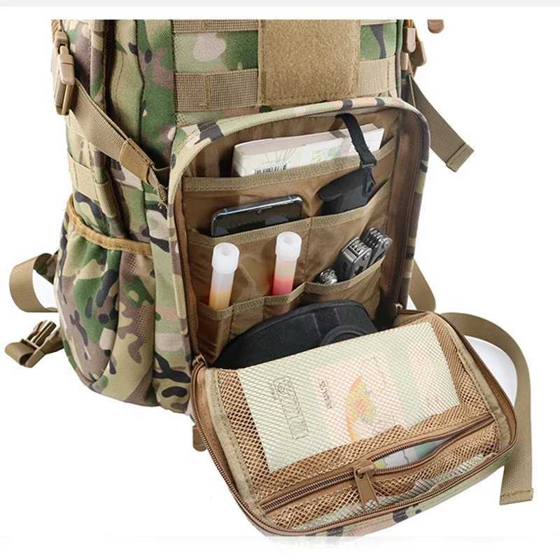 Oulylan 2024 Water Resistant Travel Backpack Camp Hike Laptop Daypack Trekking Climb Back Bags For Men WomenC250407
