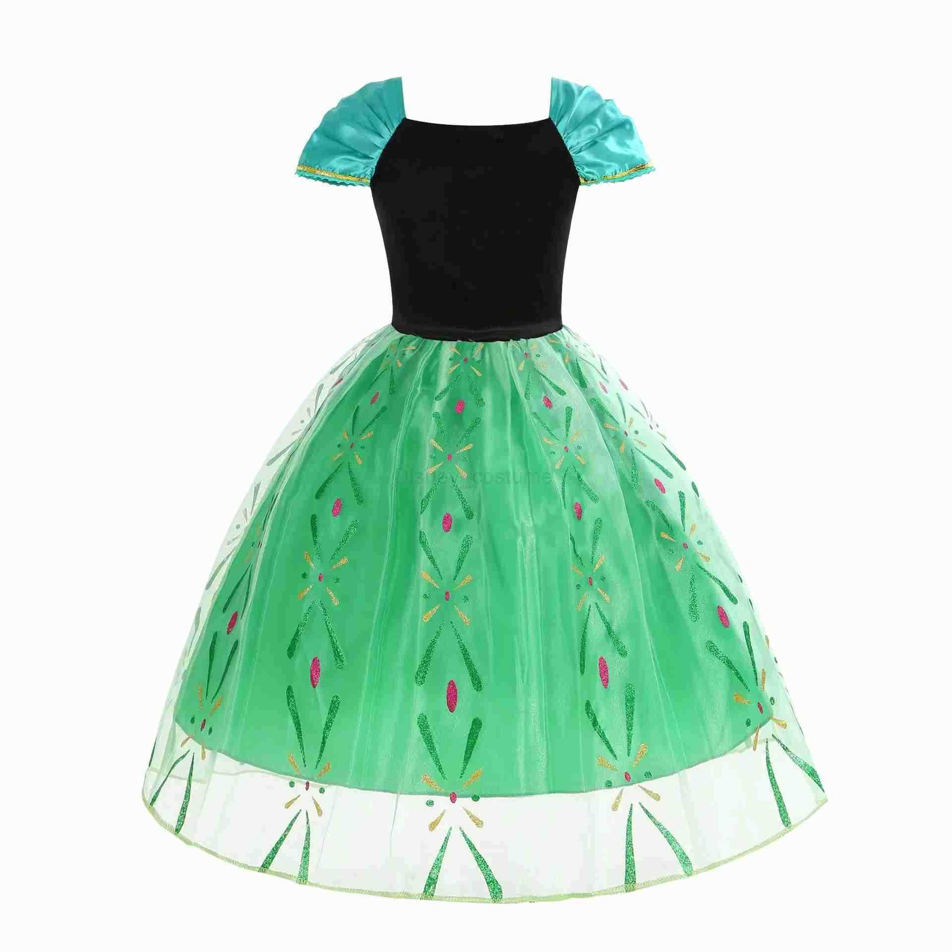 Disney Halloween Frozen Elsa Anna Childrens Clothing Fancy Birthday Party Dress Princess Dress Carnival Party Childrens Clothing X2504081