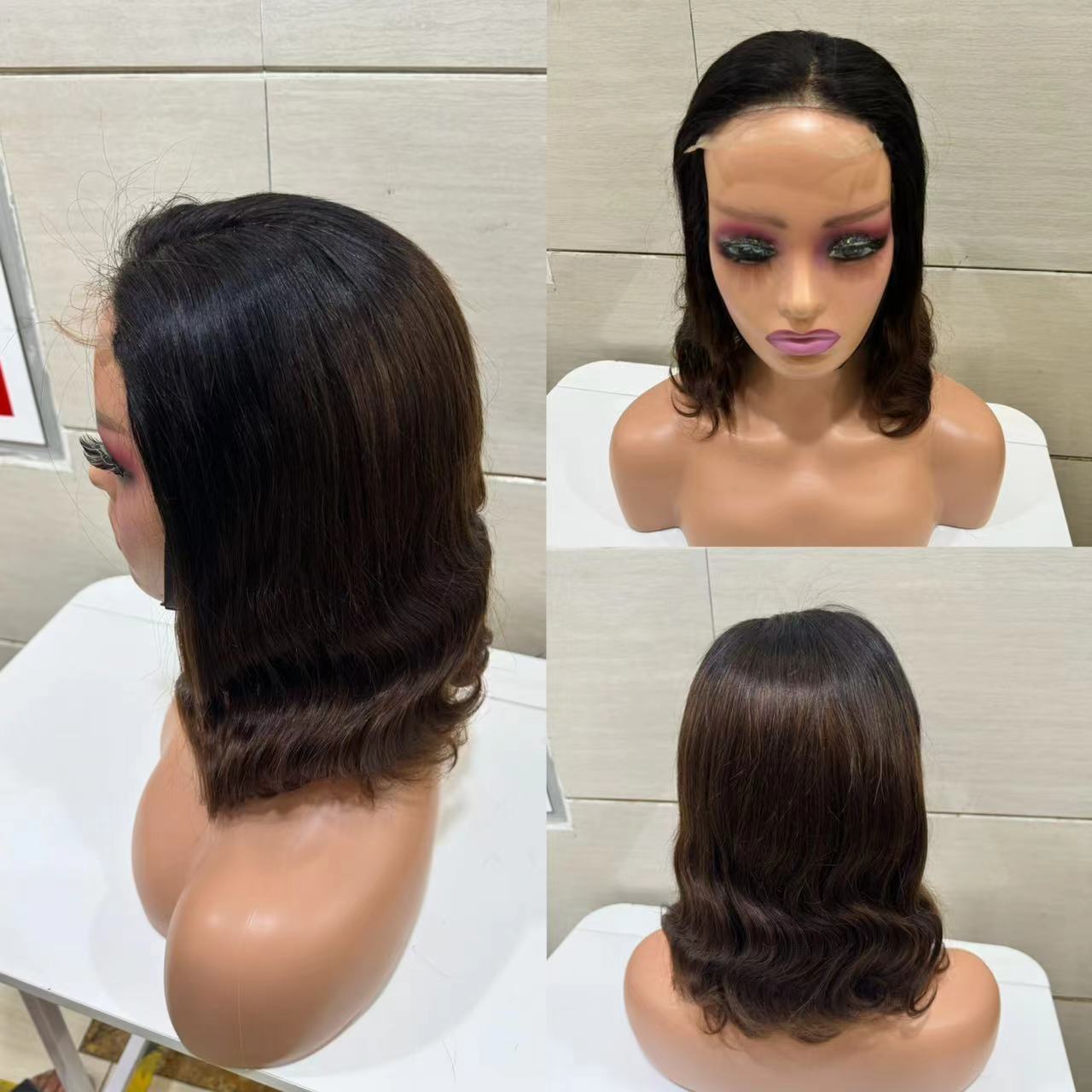 12A Glueless 4*4 Body Wave 200%Density Brazilian Human Hair