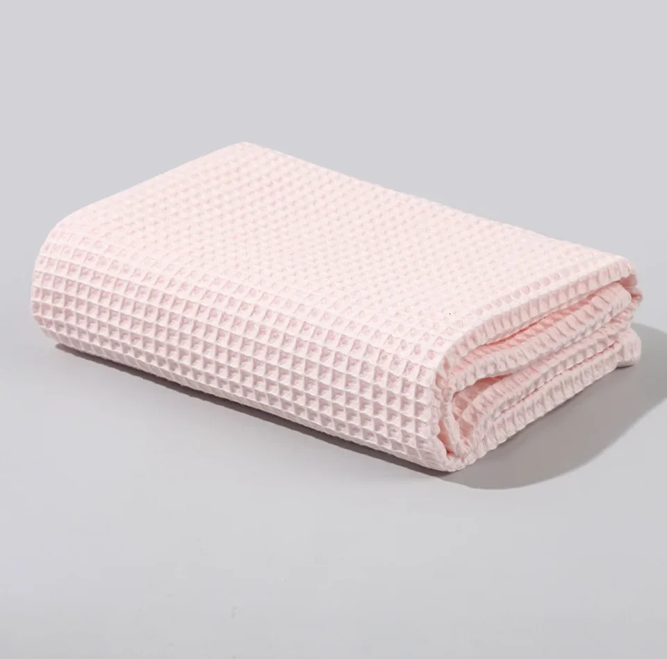 Waffle Baby Blanket For Boys Girls born Summer Baby Swaddle Wrap Receiving Blankets Cotton Toddler Bath Towel Bed Crib Quilts 250408
