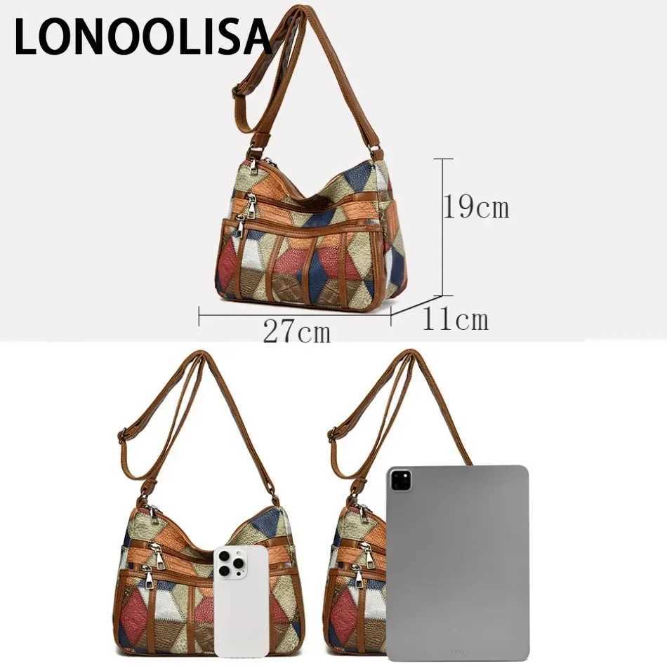 New Arrival Soft Leather Purses and Handbags Casual Shoulder Crossbody Bags for Women Vintage Multi-pocket Ladies Messenger Bags Design T250407