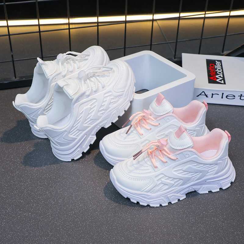 Air Mesh childrens shoes fashionable rainbow sole running shoes girls sports jogging training shoes boys casual walking shoes W250407