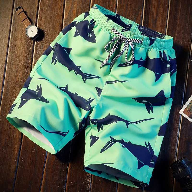 Mens fashionable summer beach shorts fun 3D printed shorts mens swimwear street loose and breathable beach shortsXJ250407