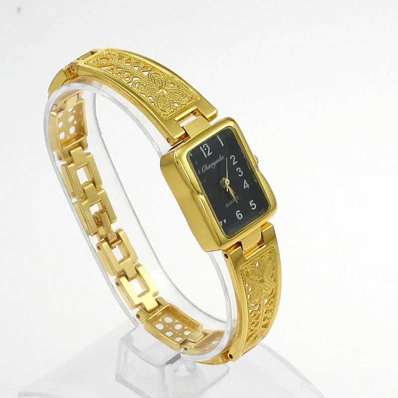 Gold stainless steel womens bracelet watch fashion womens watch casual dress womens watch womens watch womens watchT250408