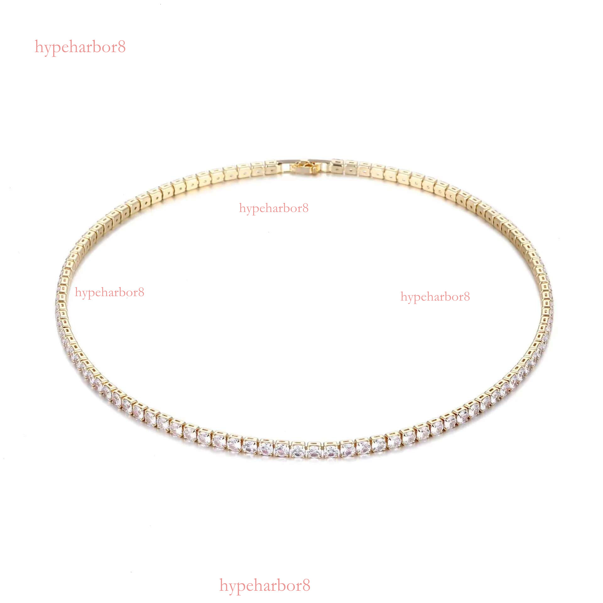 necklace bracelet Pass dia Iced Out Bg Moissanite Dia Hip Hop Jewelry Sier tennis Chain -1