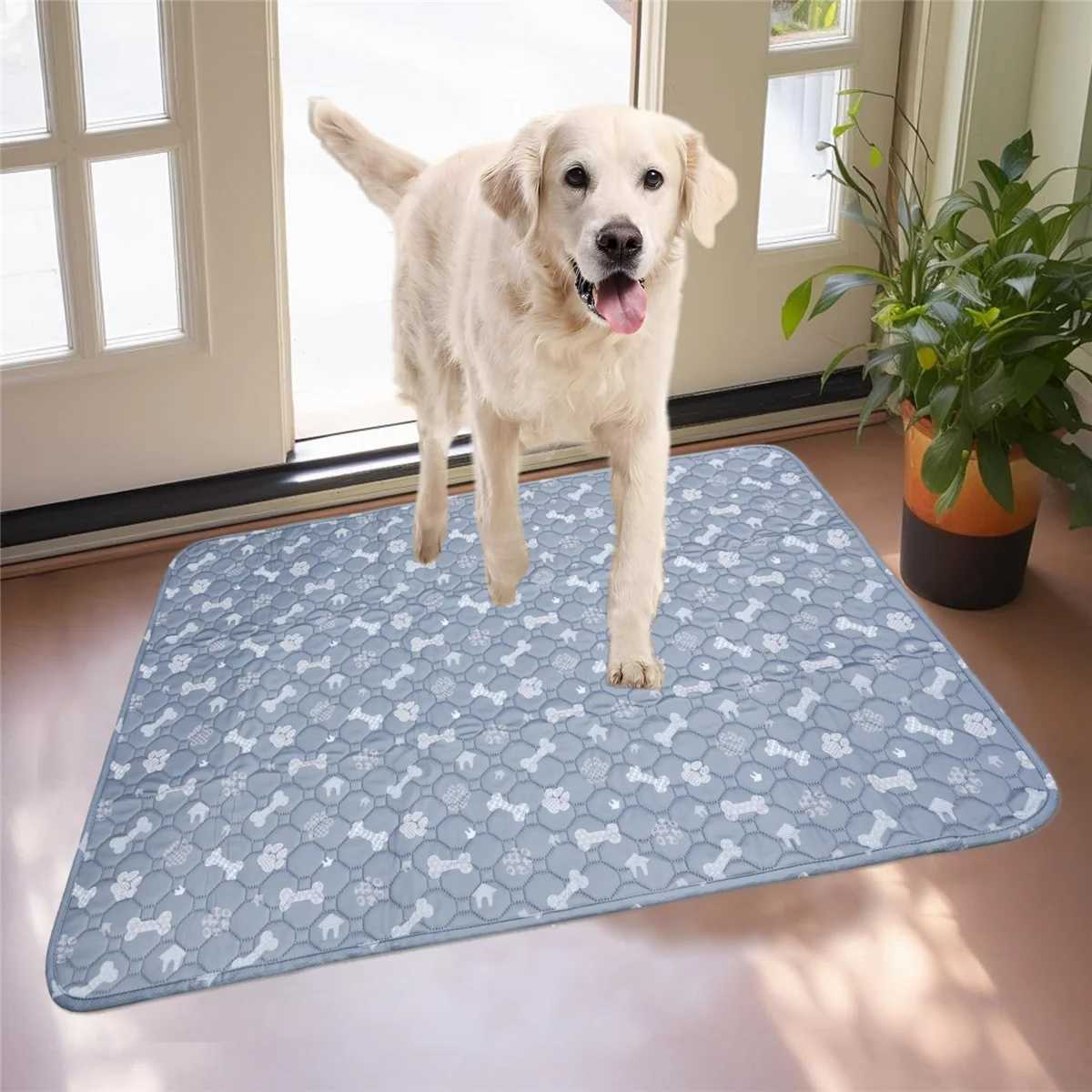 Washable dog urine pad reusable pet urine pad waterproof puppy training diaper pad car seat floor sofa pet supplies Y250407