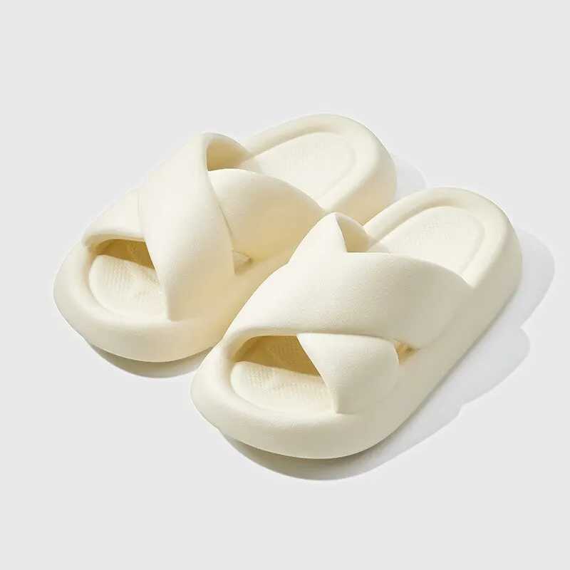 Womens home slider indoor shoes womens comfort softness flat flip cover summer outdoor beach slider candy color thick soled sliderXJ250407
