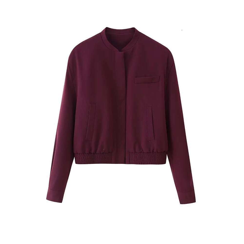 TFMLN 2025 Fashion Women Bomber Jacket Sets Spring Causal Zipper Solid Coats Full Sleeve Pleated Pant Streetwear Outfits