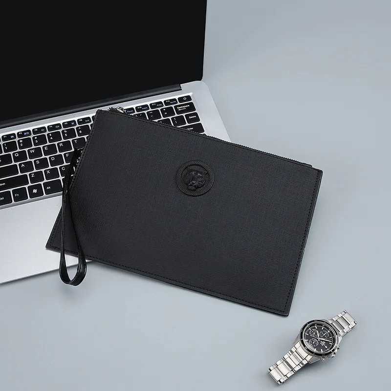 Mens Casual Mens Clutch Bag Pu Soft Leather 3d Animal Patterns England Style Mens Bag Mobile Phone Bag Large Capacity Wallet H2511071