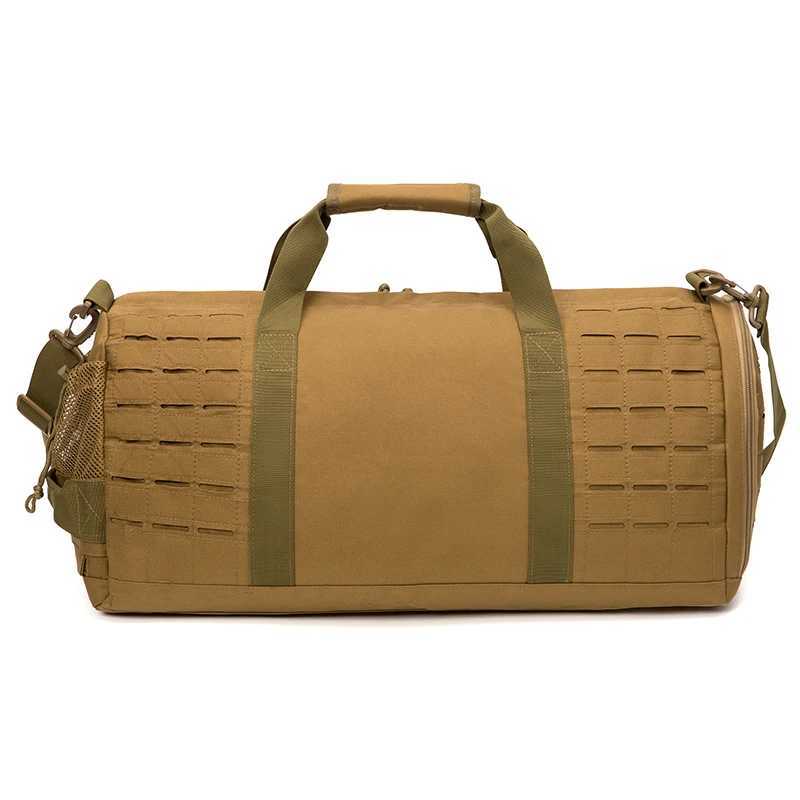 40L Sport Gym Bag Tactical Travel Duffle Bag For Men Fitness Training Bag With Shoe Basketball Outdoor Weekender BagsC250407