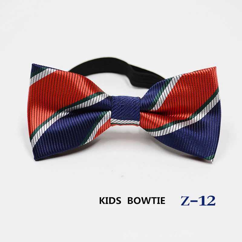 53 Color Childrens Bow Tie Fashion Jacquard Baby Neckties Tie Baby Kid Kids Classical Pet Striped Elastic Cord BowTie X250407
