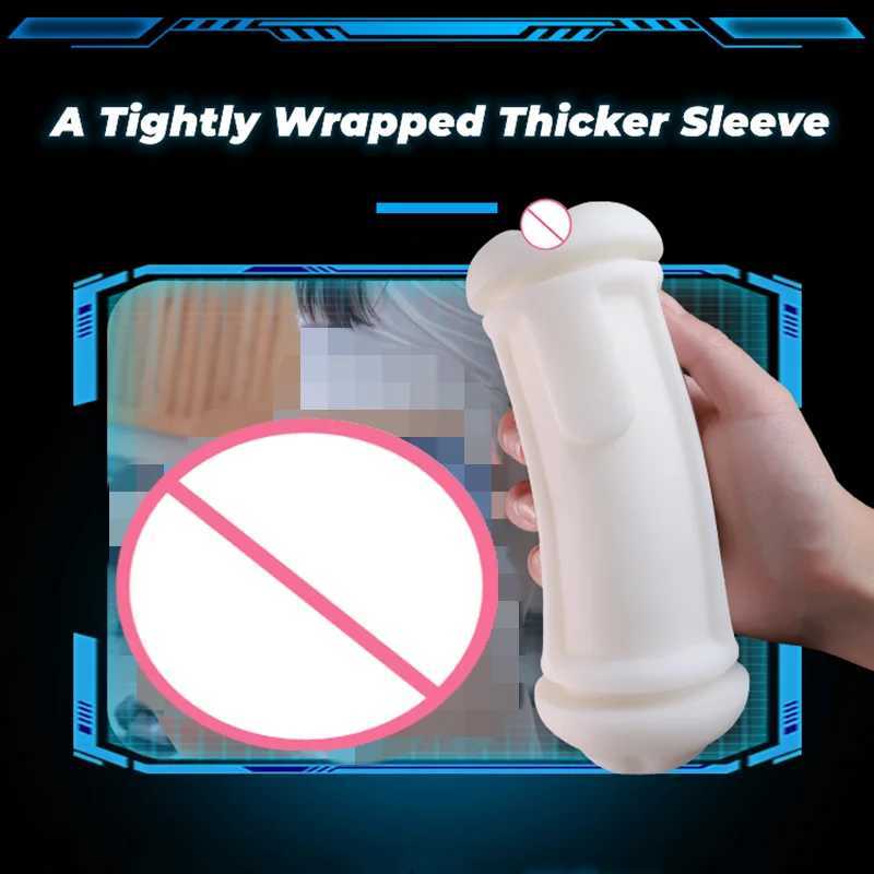 JIUAI 2-in-1 New Male Masturbation Vacuum Sucking Masturbation Cup and Oral Vaginal Sex Toys for Male Endurance Exercise Good for AdultsXJ250408