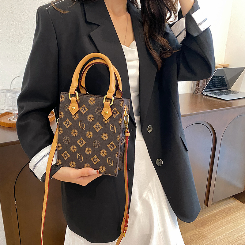 Bag women niche design shoulder bag printed handbag trend crossbody bag for women 2025