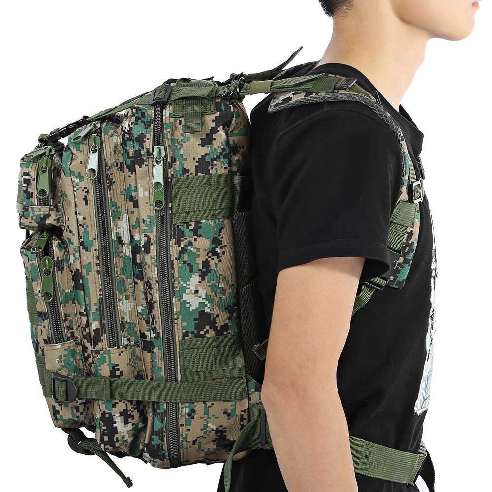 3P Tactical Backpack 600D Oxford Sport Bag 30L for Camping Climbing Bag Traveling Hiking fishing Bags Hot saleC250407