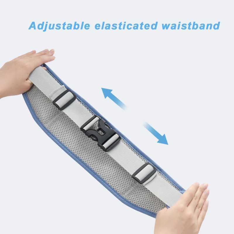Portable sports waist bag suitable for mens and womens running mobile phones outdoor hiking fitness and close range fitness waist bag 01 Z250407