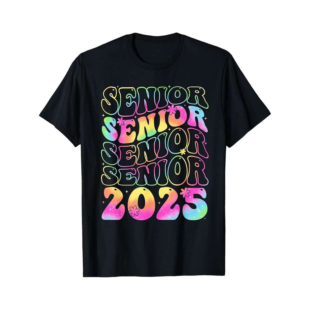 Designer T shirt Senior 2025 Graduation Class Of 2025 Back To School - 220g Tshits