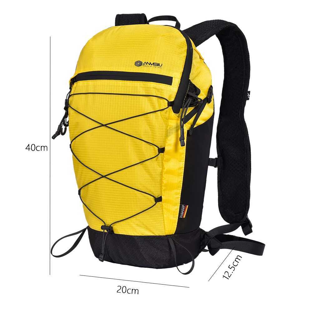 ANMEILU Mountaineering backpack 15 liters mens and womens outdoor sports bag waterproof camping hiking rain Hydration BackpackC250407