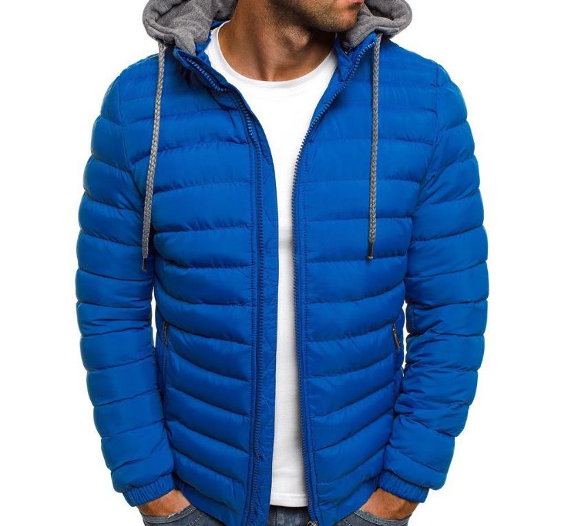 Winter hooded jacket mens warm street fashion casual outdoor Parka abrigo de plumon hombre 240822