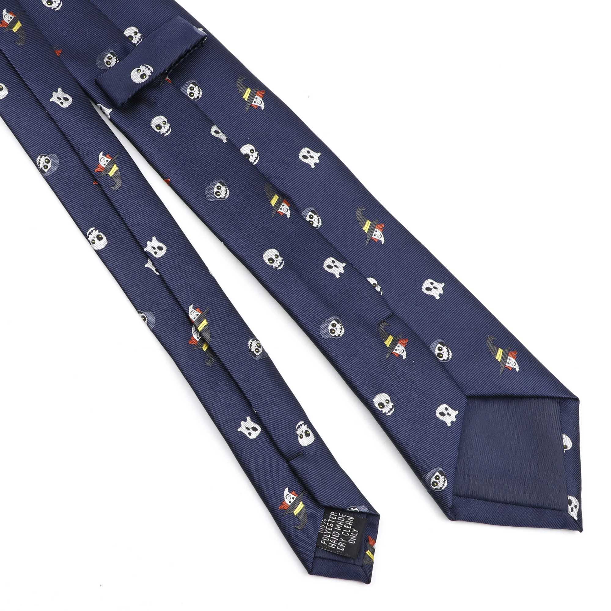 Trendy Design Mens Microfiber Jacquard Necktie Plant Skl Flower Woven Tie Wedding Party Fathers Day Birthday Gift X250407