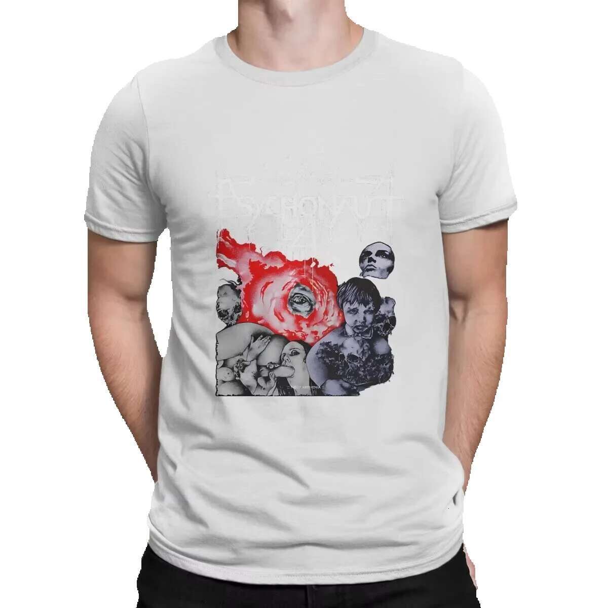 Psychonaut 4 P4 Men's Creative Music Rock Round Neck Cotton T-shirt Hip Hop Gift Clothing Coat